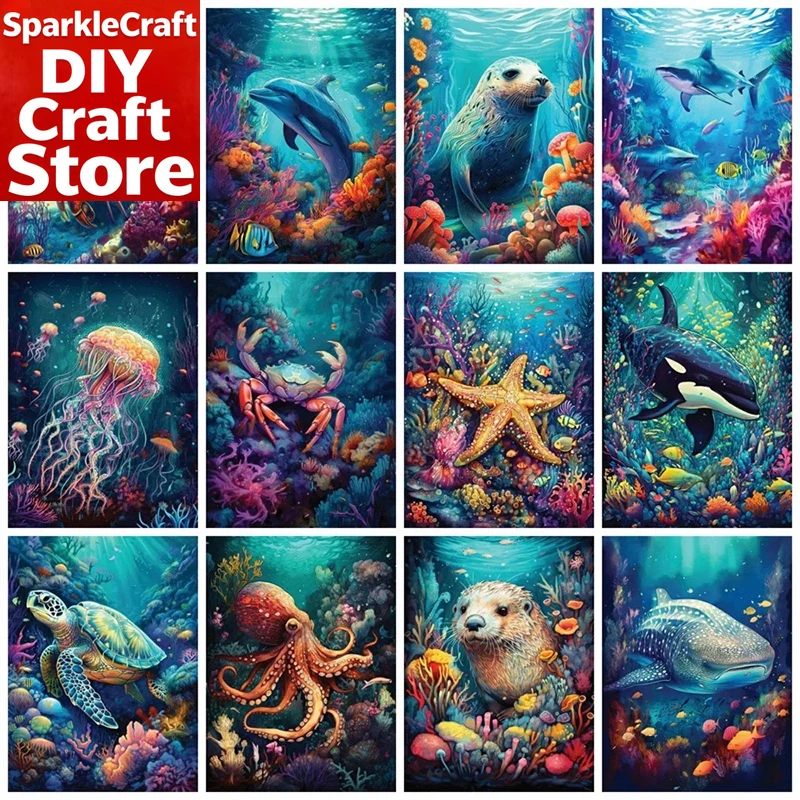 1PC frameless  Full Square Rou - Resin Art On Wall recension och pris