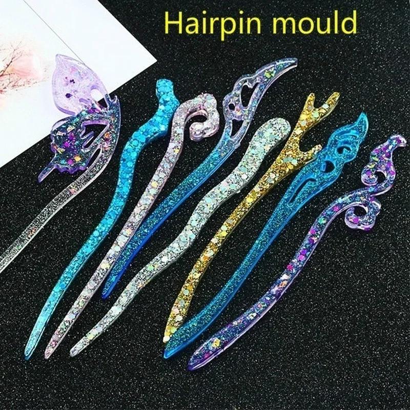 New Transparent Hairpin Silico - Resin Art Gift Ideas recension och pris
